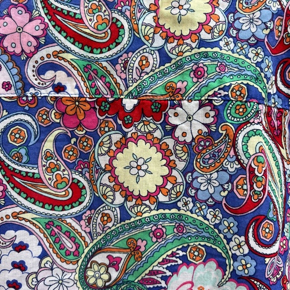 TALBOTS Floral Paisley 3/4 Sleeve  V Neck Tunic Top Women’s Large Petite NWT - Picture 12 of 12